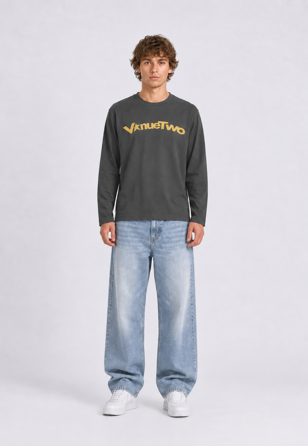 Logo Loose Long Sleeve Tee | Unisex