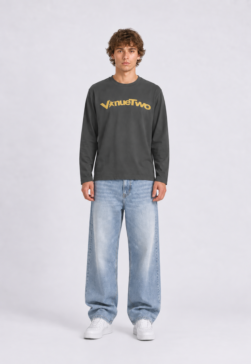 Logo Loose Long Sleeve Tee | Unisex