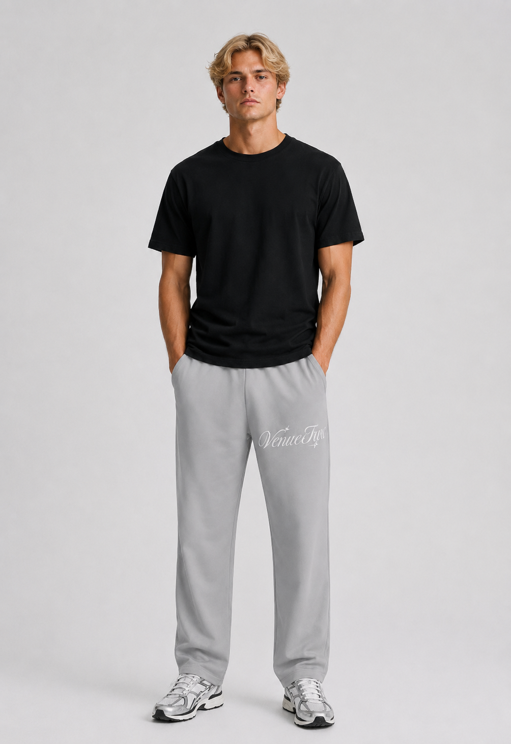 Wide-leg joggers